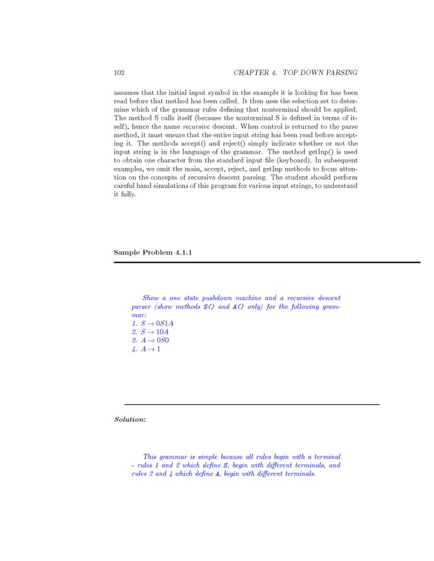 Compiler Design: Theory, Tools, and Examples - Page 102
